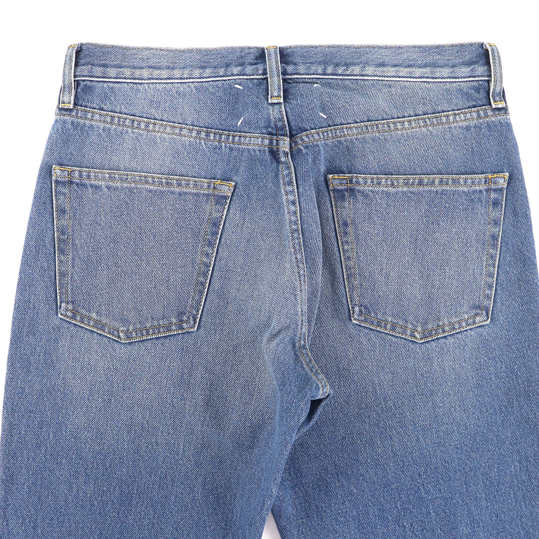 メゾンマルジェラ 4 ストレートデニムパンツ インディゴブルー 40 S51LA0150 美品