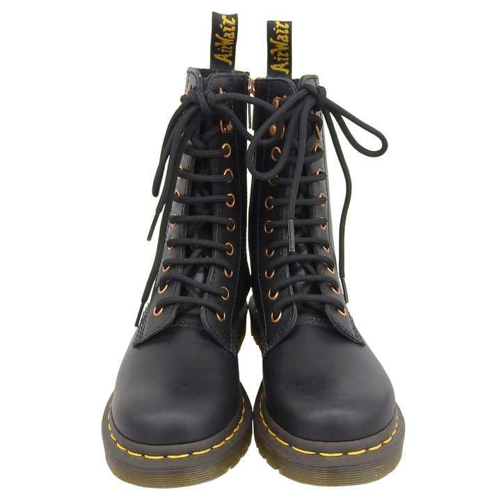 Pristine Dr.Martens boots black leather Women 3 1490HDW