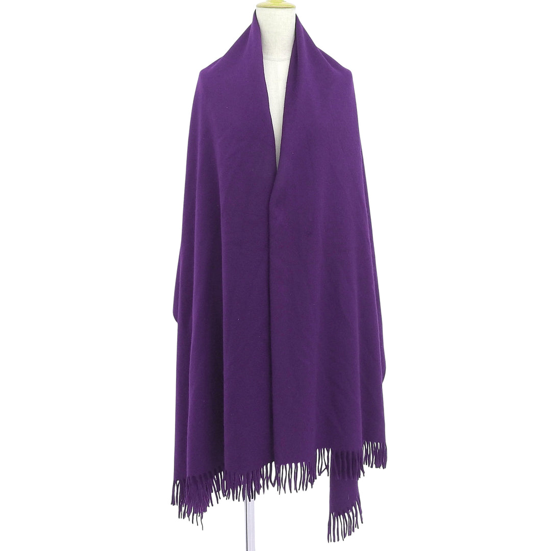 Excellent HERMES Stall purple cashmere Women