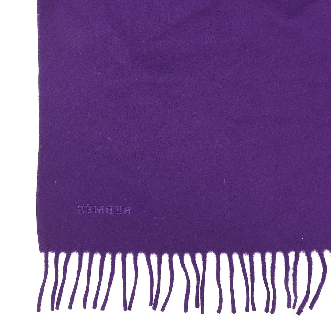 Excellent HERMES Stall purple cashmere Women