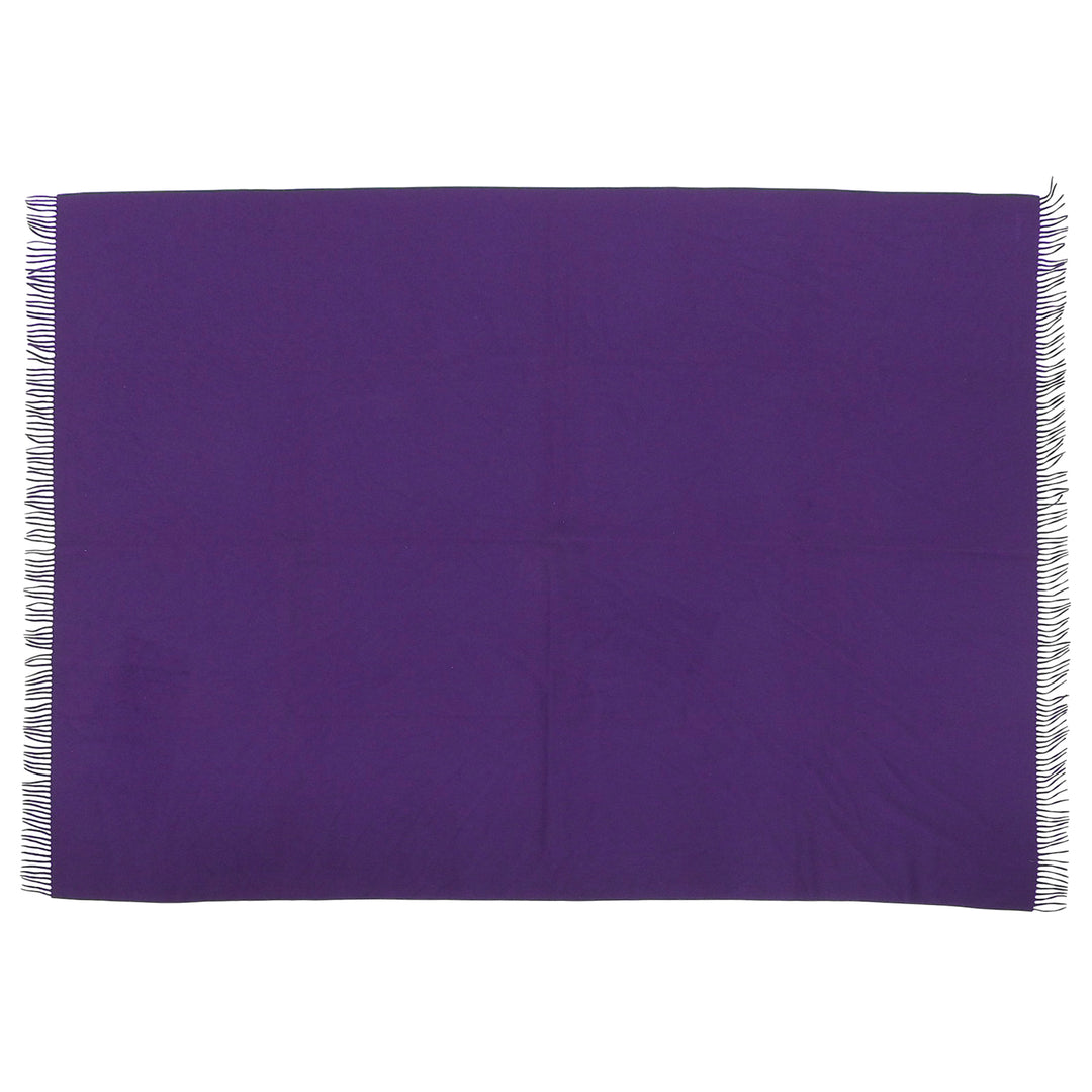 Excellent HERMES Stall purple cashmere Women