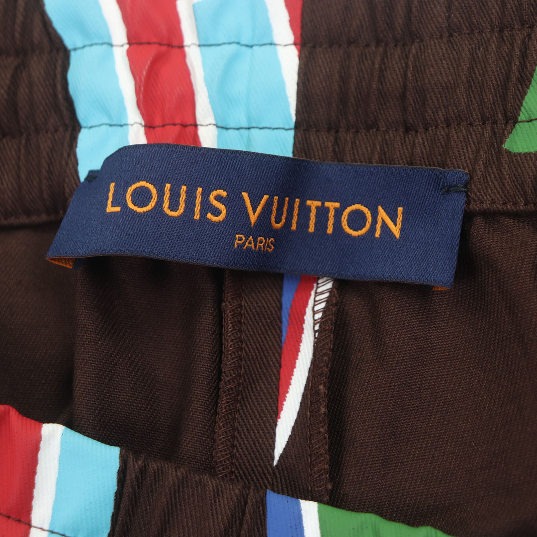 Pristine LOUIS VUITTON×NBA Shorts Dark brown cotton mens XL