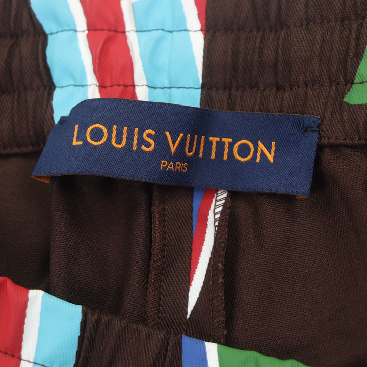 Pristine LOUIS VUITTON×NBA Shorts Dark brown cotton mens XL