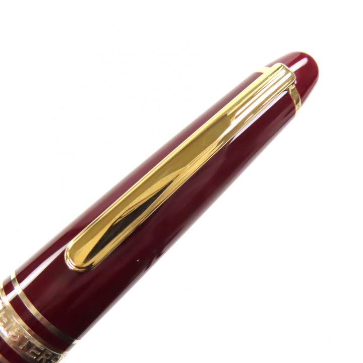 優良 モンブラン 万年筆 マイスターシュテュック クラシック ボルドーゴールド 14K メンズ