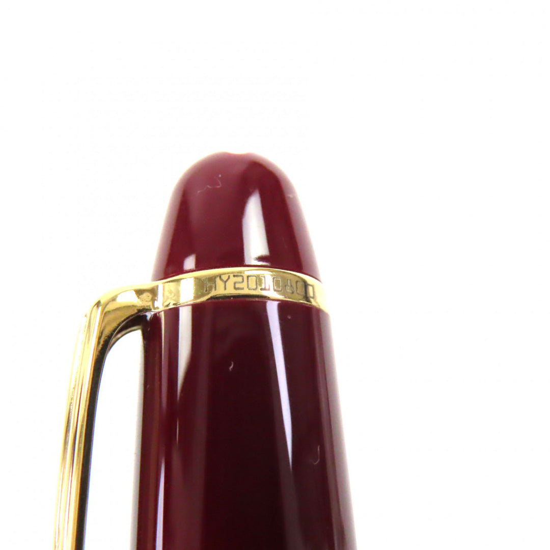 優良 モンブラン 万年筆 マイスターシュテュック クラシック ボルドーゴールド 14K メンズ