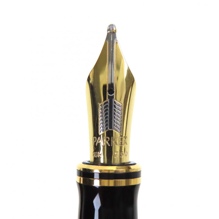 パーカー 万年筆 デュオフォールド センテニアル 希少 マーブルブルー 18K メンズ