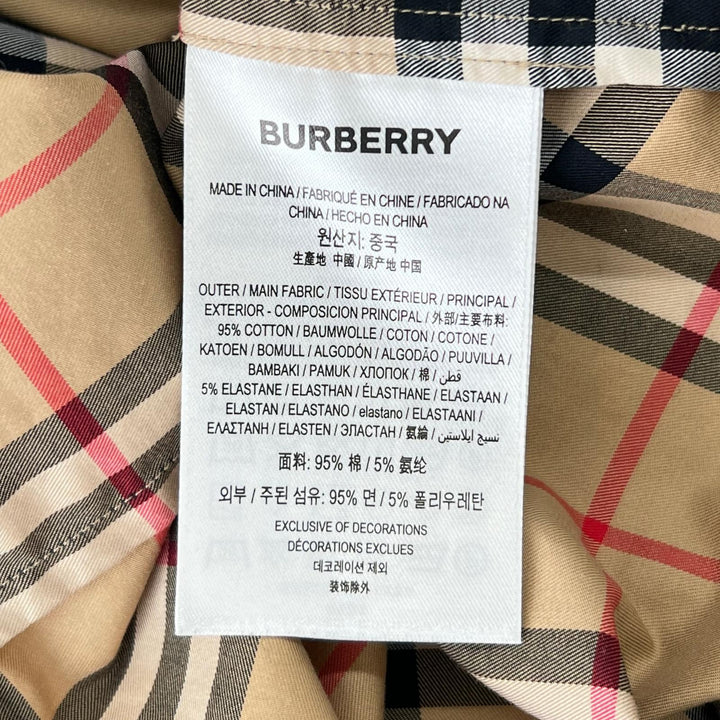 Excellent BURBERRY one piece Nova Check Shirt multicolor cotton Women 36 8032154