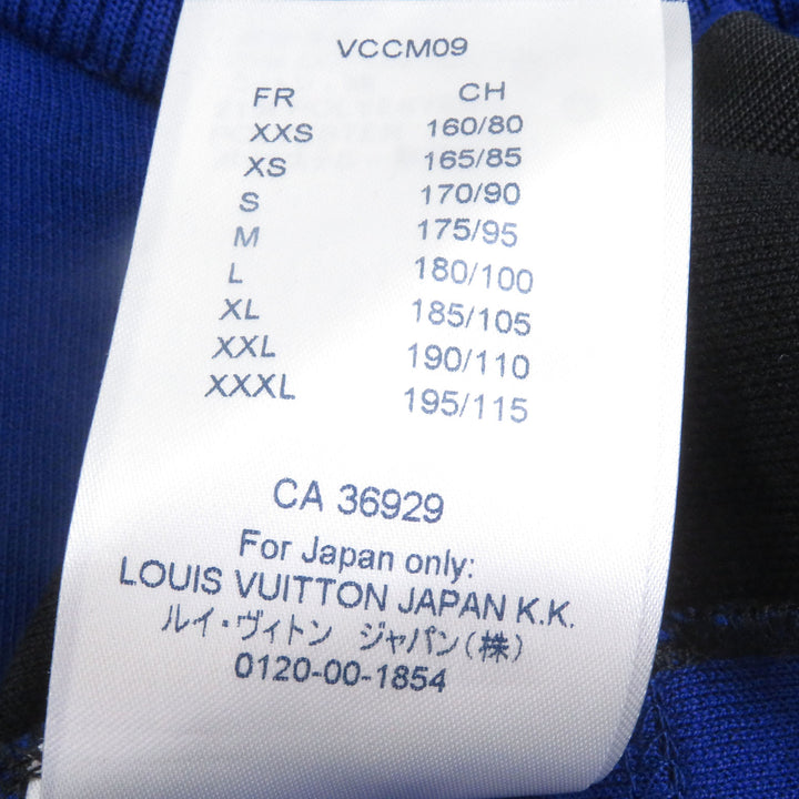 Great LOUIS VUITTON Short sleeve knit Jacquard Cycling T-shirt Half zip