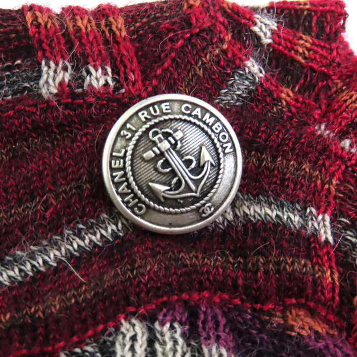 素晴らしい CHANEL 半袖ニット マルチアルパカ レディース 36 P59263