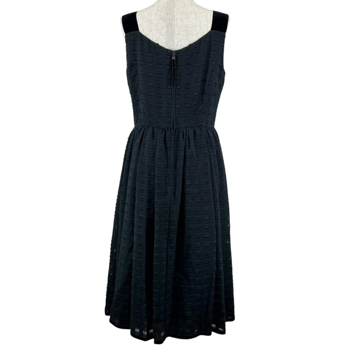 Excellent FOXEY BOUTIQUE one piece sleeveless dress black cotton Women 40 40155