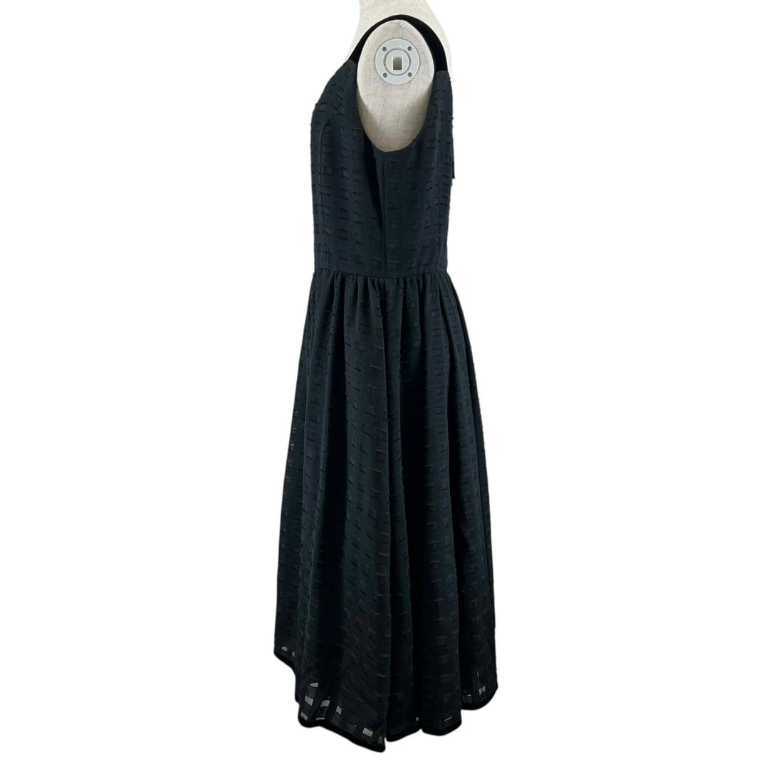Excellent FOXEY BOUTIQUE one piece sleeveless dress black cotton Women 40 40155