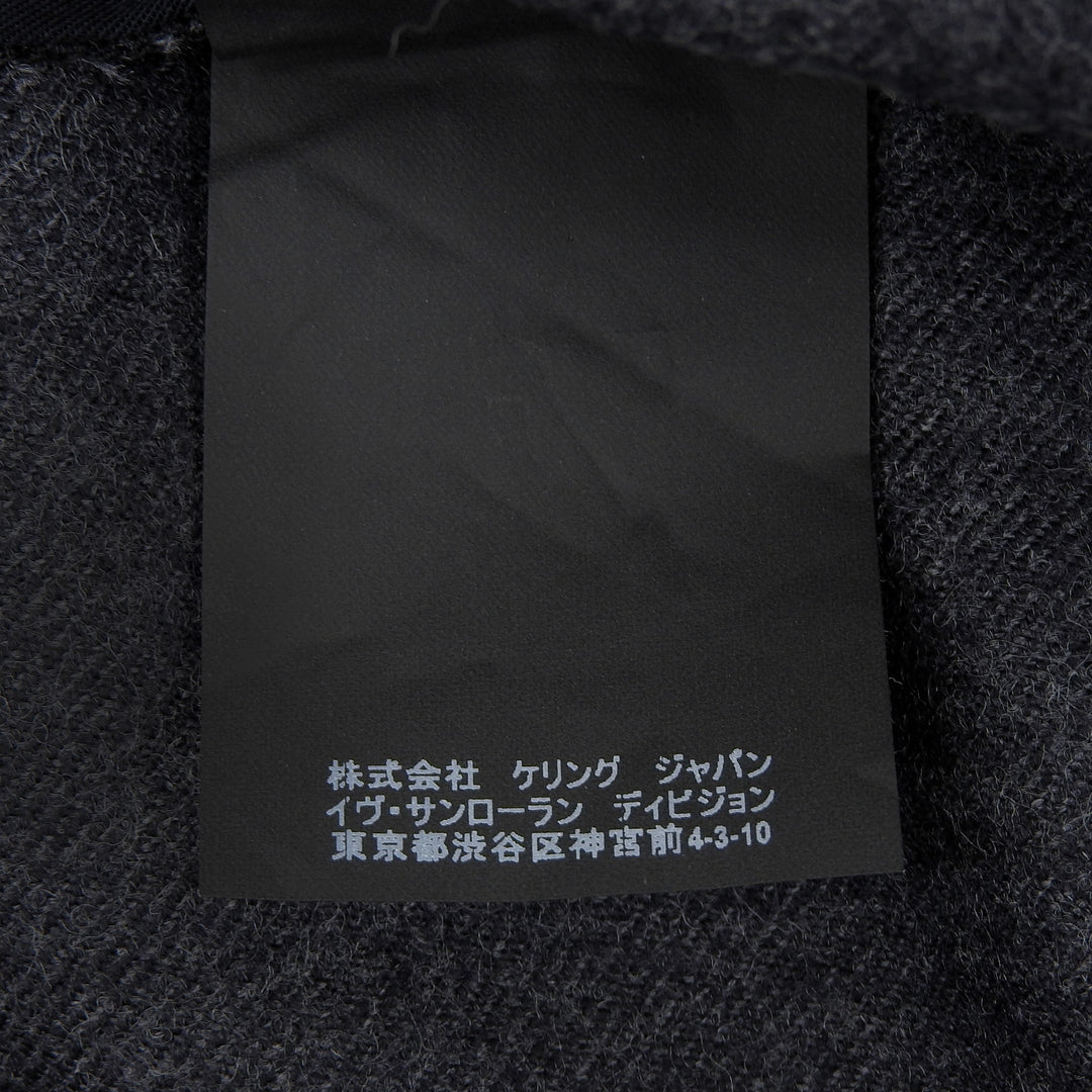 Pristine SAINT LAURENT PARIS Pants slacks gray wool Women 468583