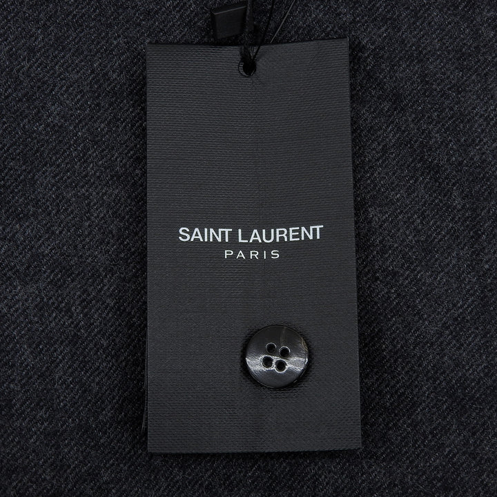 Pristine SAINT LAURENT PARIS Pants slacks gray wool Women 468583