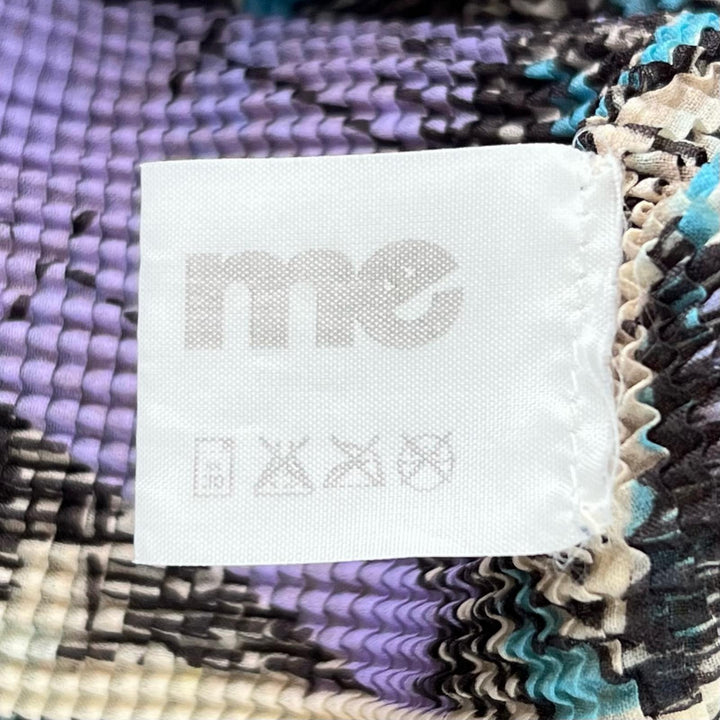 Great me ISSEY MIYAKE T-shirt World Map Pattern multicolor polyester MI63FK225