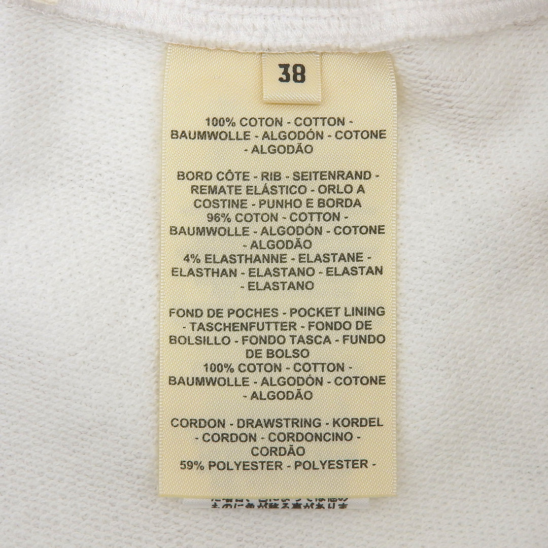 Excellent HERMES Shorts Do Re Boucles white cotton Women 38 3H4412DE