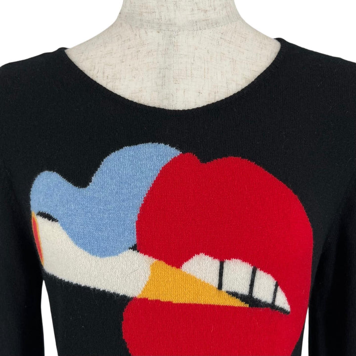 Great Lucien Pellat-Finet knit black cashmere Women