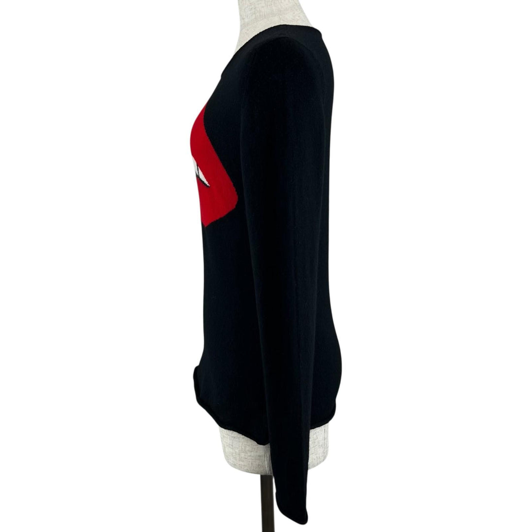 Great Lucien Pellat-Finet knit black cashmere Women