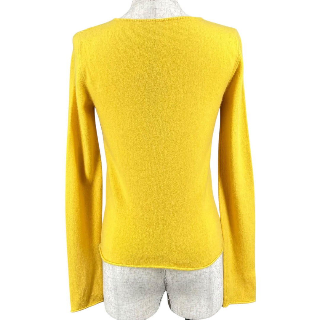 Great Lucien Pellat-Finet knit yellow cashmere Women S