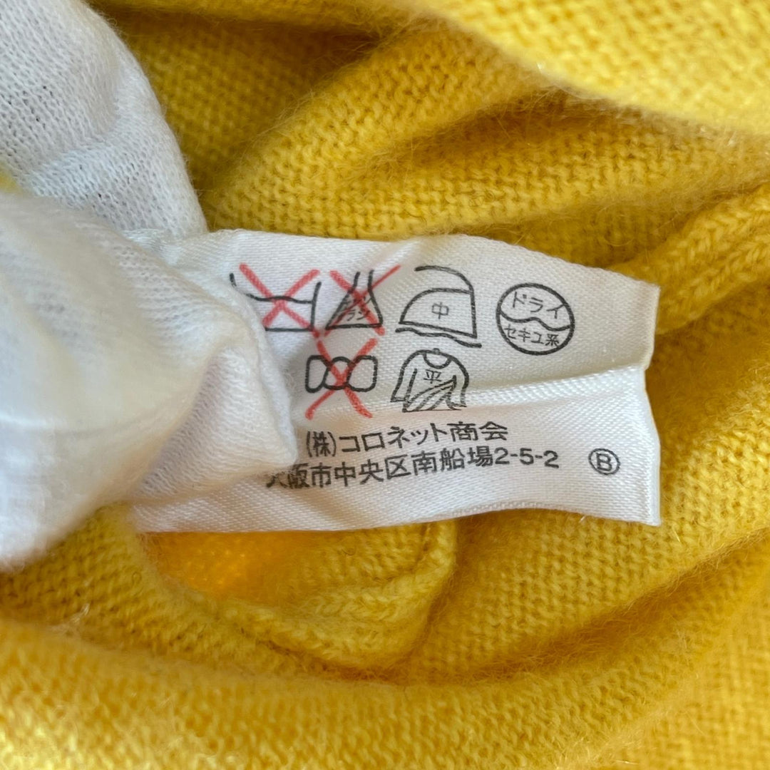 Great Lucien Pellat-Finet knit yellow cashmere Women S