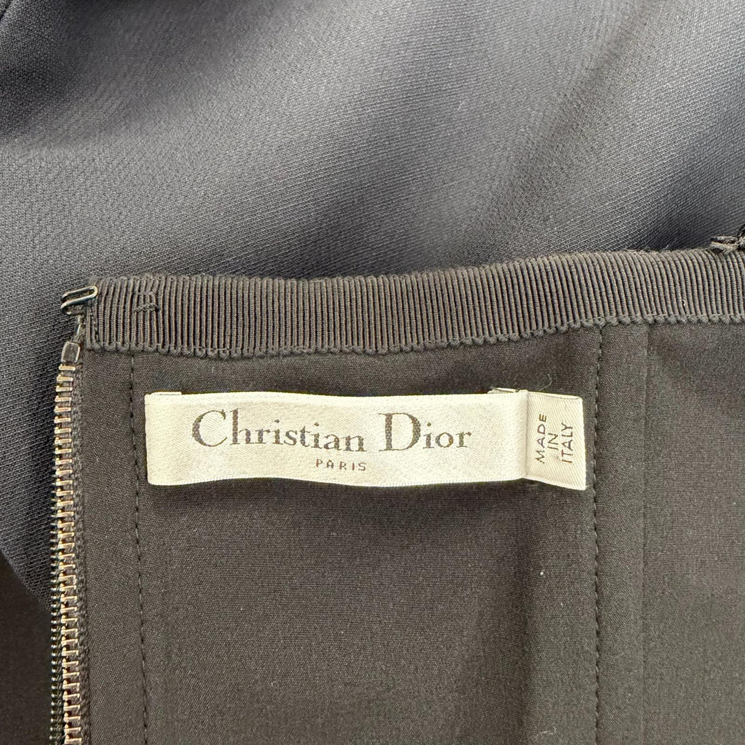 Great Christian Dior one piece Silk-blend halter-neck mini dress 38 221R39A1166