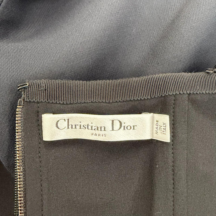 Great Christian Dior one piece Silk-blend halter-neck mini dress 38 221R39A1166