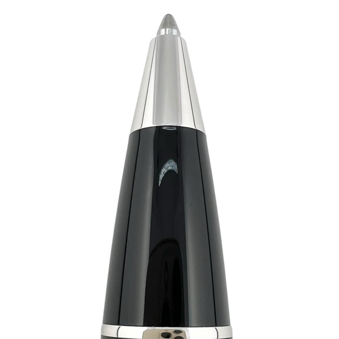 Excellent MONTBLANC Ballpoint pen Starwalker Resin White Star Twist Type Black