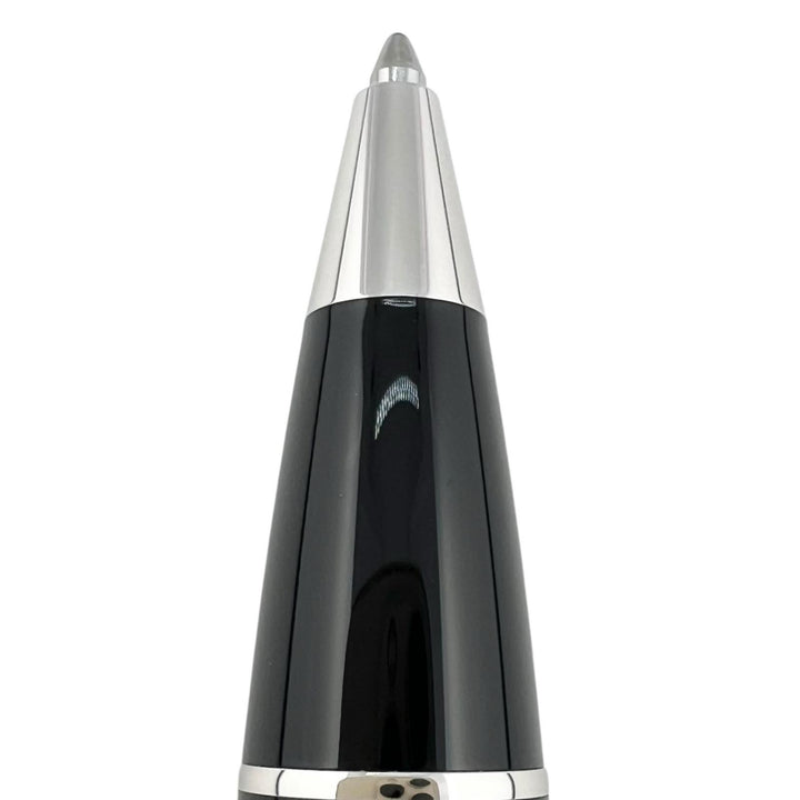 Excellent MONTBLANC Ballpoint pen Starwalker Resin White Star Twist Type Black