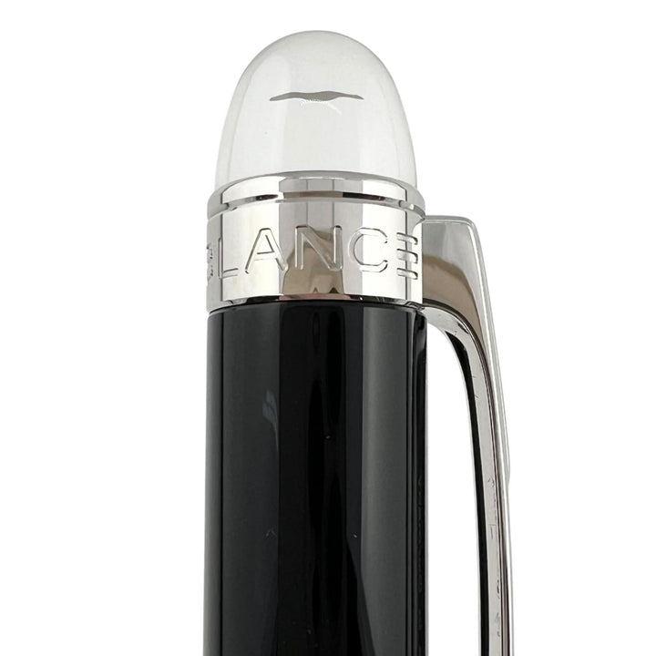 Excellent MONTBLANC Ballpoint pen Starwalker Resin White Star Twist Type Black