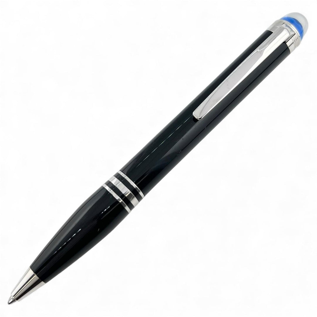 Great MONTBLANC Ballpoint pen Starwalker Blue Dome White Star Twist Type Black