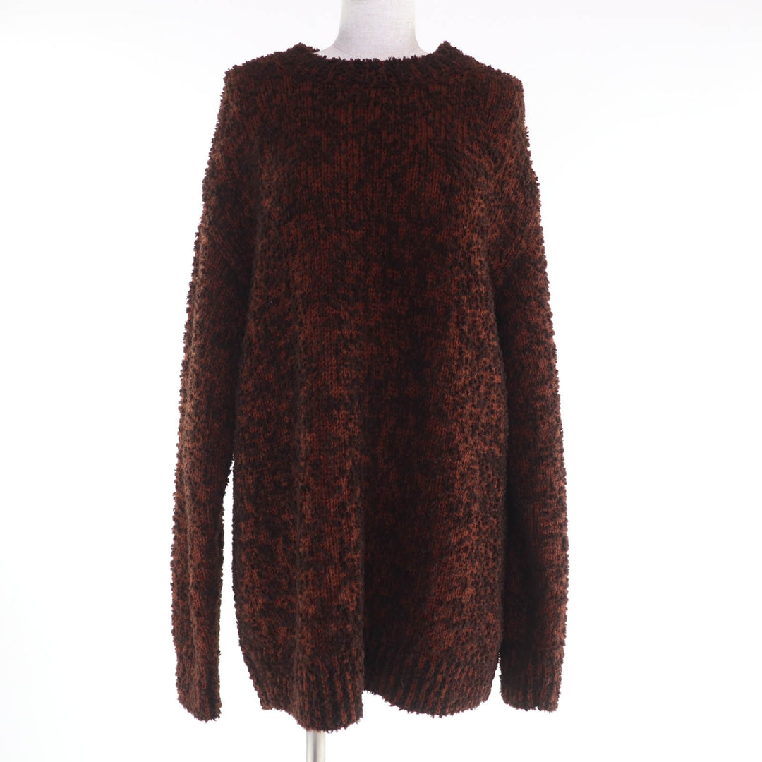 DRIES VAN NOTEN ニット オーバーサイズシルエット 長袖 ブラウン 1157-343-1355
