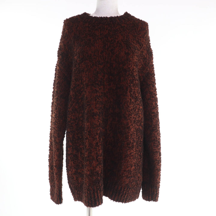 DRIES VAN NOTEN ニット オーバーサイズシルエット 長袖 ブラウン 1157-343-1355