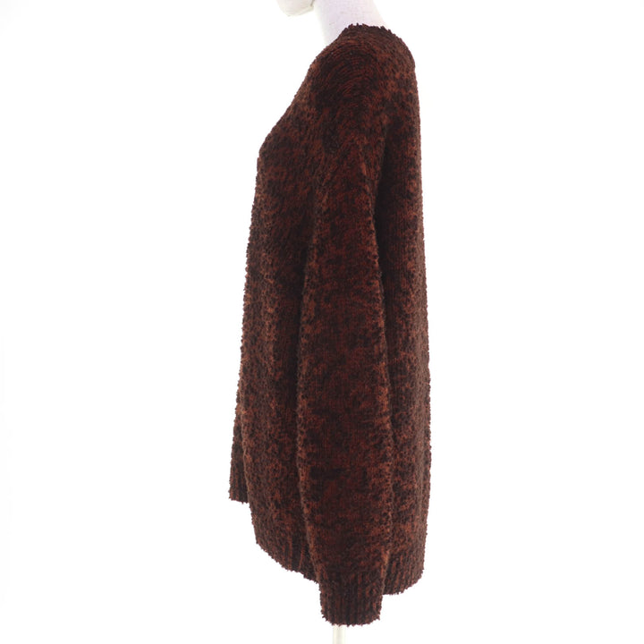 DRIES VAN NOTEN ニット オーバーサイズシルエット 長袖 ブラウン 1157-343-1355