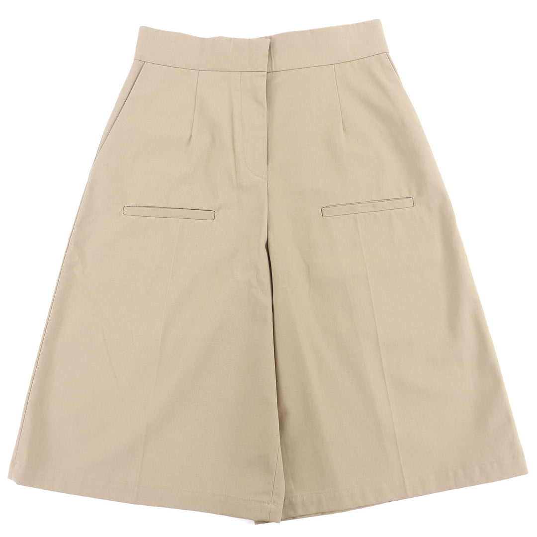 Pristine LOEWE Pants Tailored shorts beige cotton Women 36 S359Y04XCW