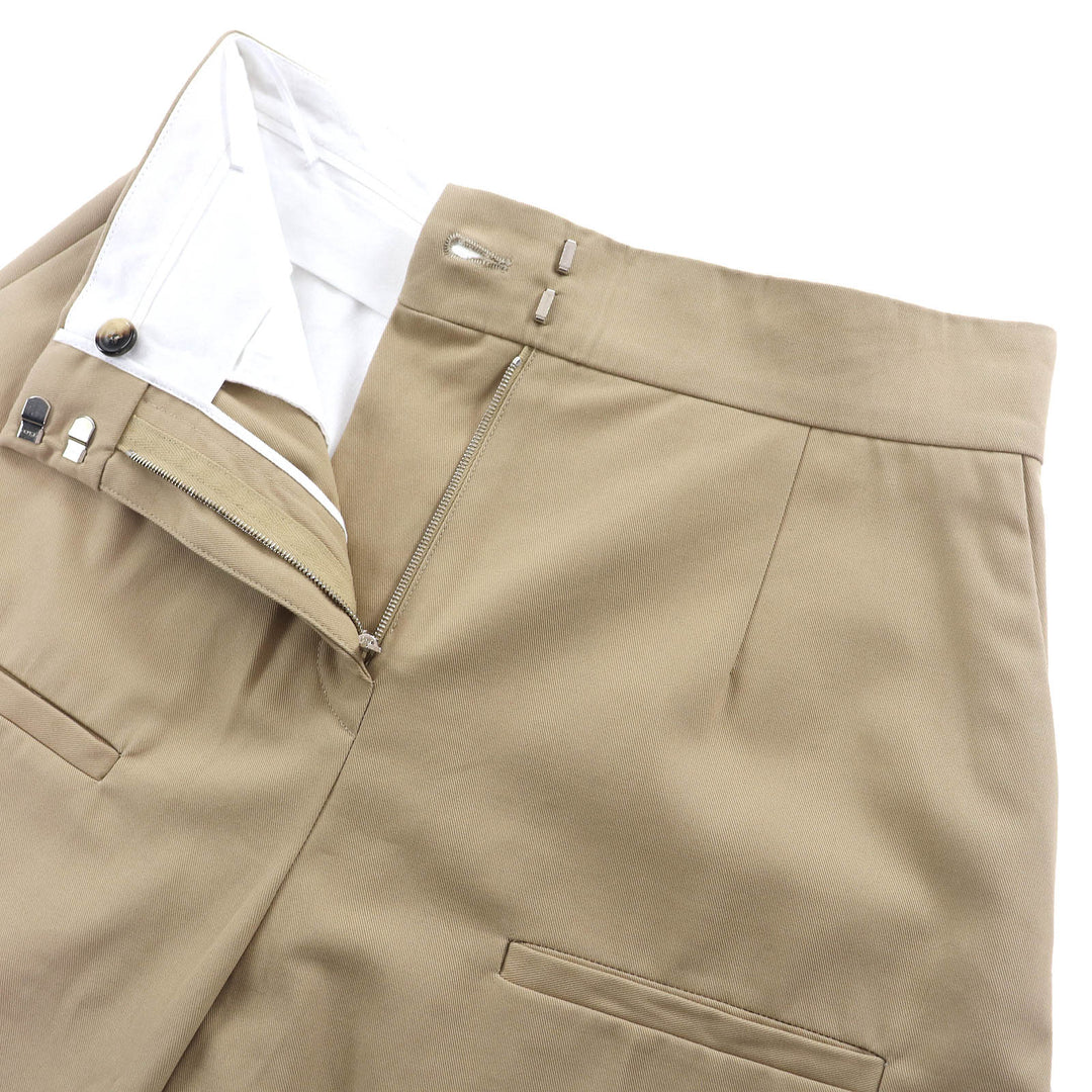 Pristine LOEWE Pants Tailored shorts beige cotton Women 36 S359Y04XCW