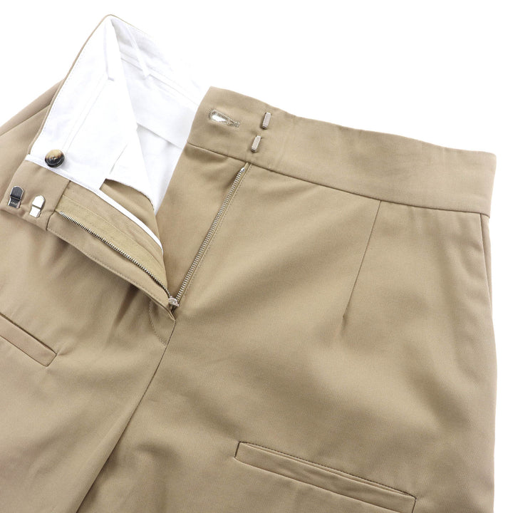 Pristine LOEWE Pants Tailored shorts beige cotton Women 36 S359Y04XCW