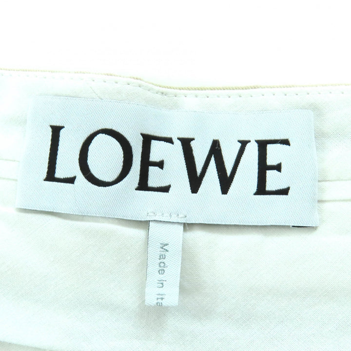 Pristine LOEWE Pants Tailored shorts beige cotton Women 36 S359Y04XCW