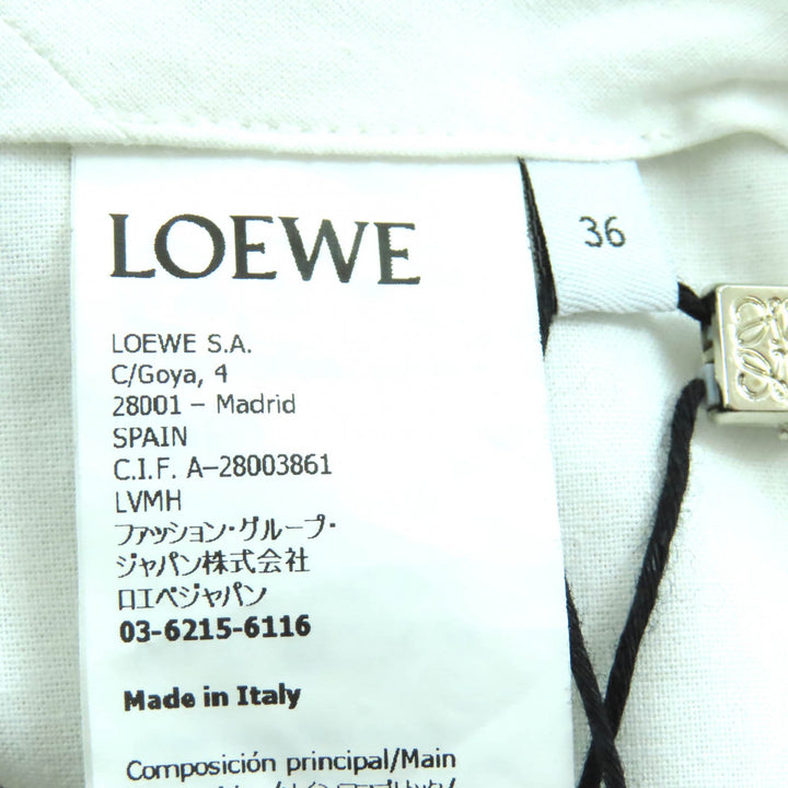 Pristine LOEWE Pants Tailored shorts beige cotton Women 36 S359Y04XCW