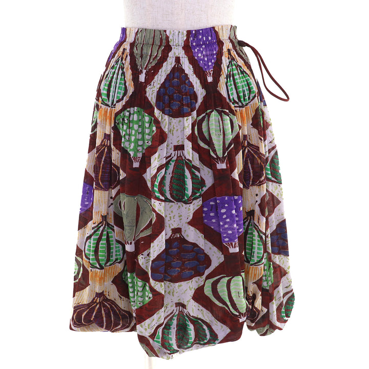 Excellent PLEATS PLEASE two-piece set Balloon top skirt PP93-JK626/PP93-JG623