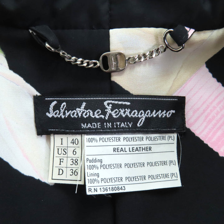 Great Salvatore Ferragamo Jacket black polyester Women 40
