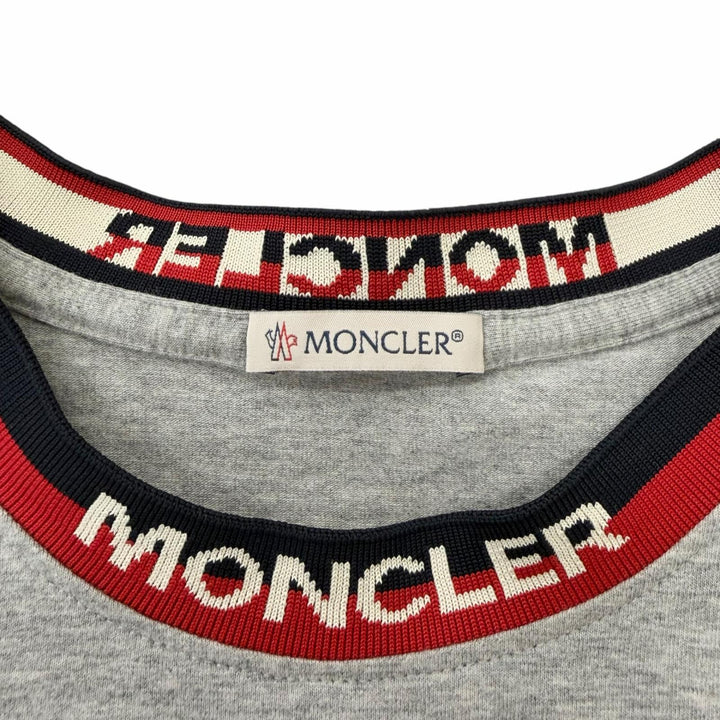 Great MONCLER Short sleeve T-shirt MAGLIA T-SHIRT Tricolor Raglan