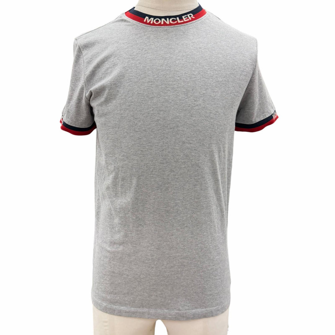 Great MONCLER Short sleeve T-shirt MAGLIA T-SHIRT Tricolor Raglan