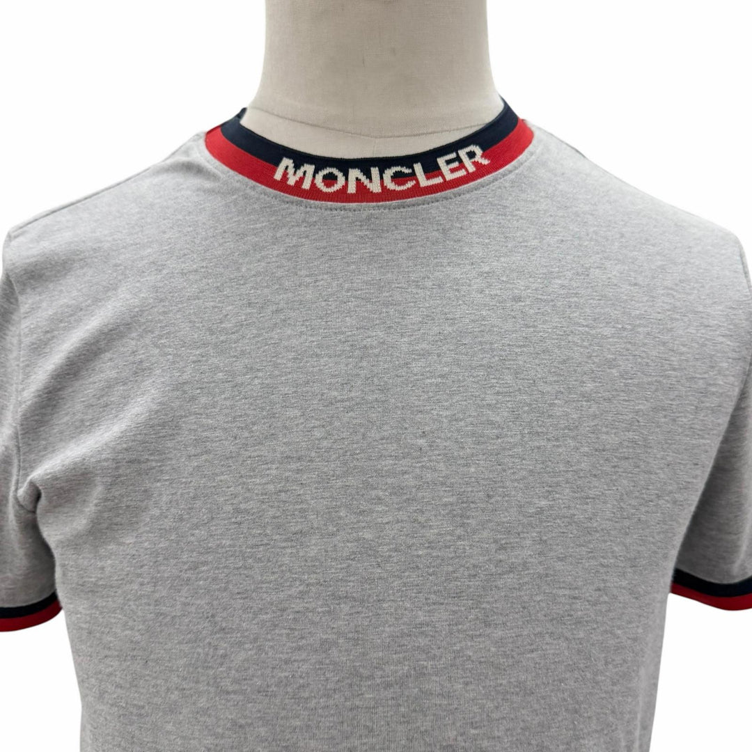 Great MONCLER Short sleeve T-shirt MAGLIA T-SHIRT Tricolor Raglan