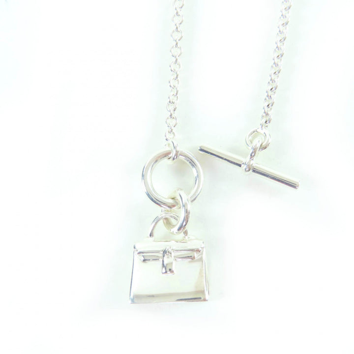 HERMES ネックレス アミュレット ケリー シルバー AG925 レディース