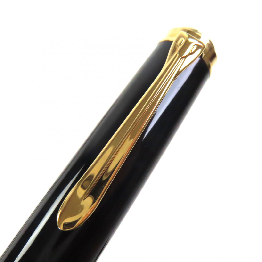 Excellent PERIKAN fountain pen Sovereign Black green 14K mens M600
