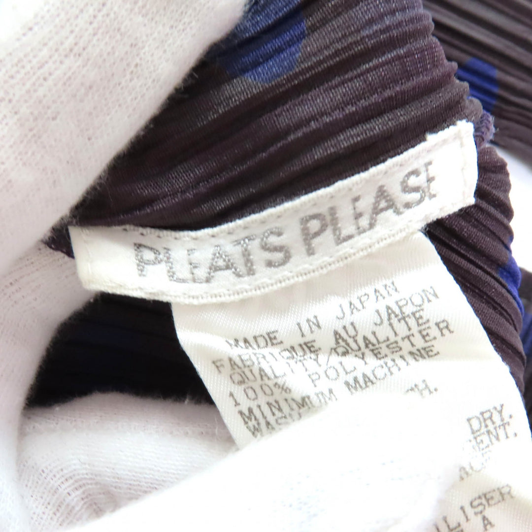 PLEATS PLEASE Tシャツ ドット柄 クルーネック 半袖 3 PP86-JK533 美品