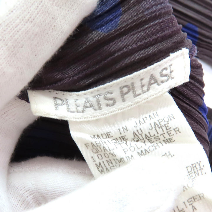 PLEATS PLEASE Tシャツ ドット柄 クルーネック 半袖 3 PP86-JK533 美品