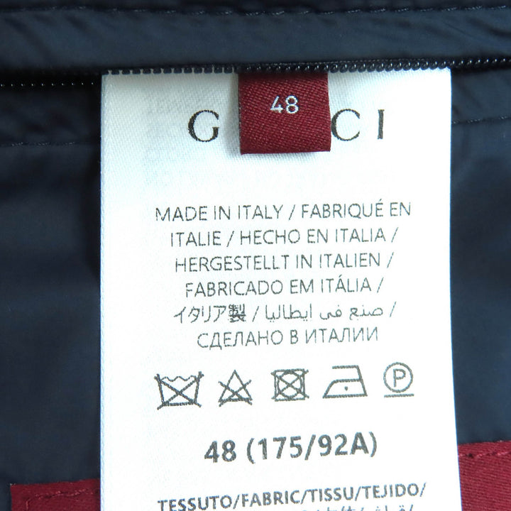 新品 GUCCI ジャケット GGジャカード 長袖 パッド入りシャツ ワインレッド 48 787904