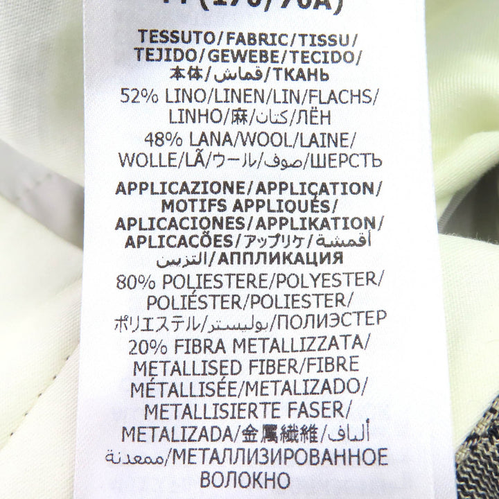 Excellent GUCCI Pants Boutique Glen Check Center Press Slacks mens 44 707294