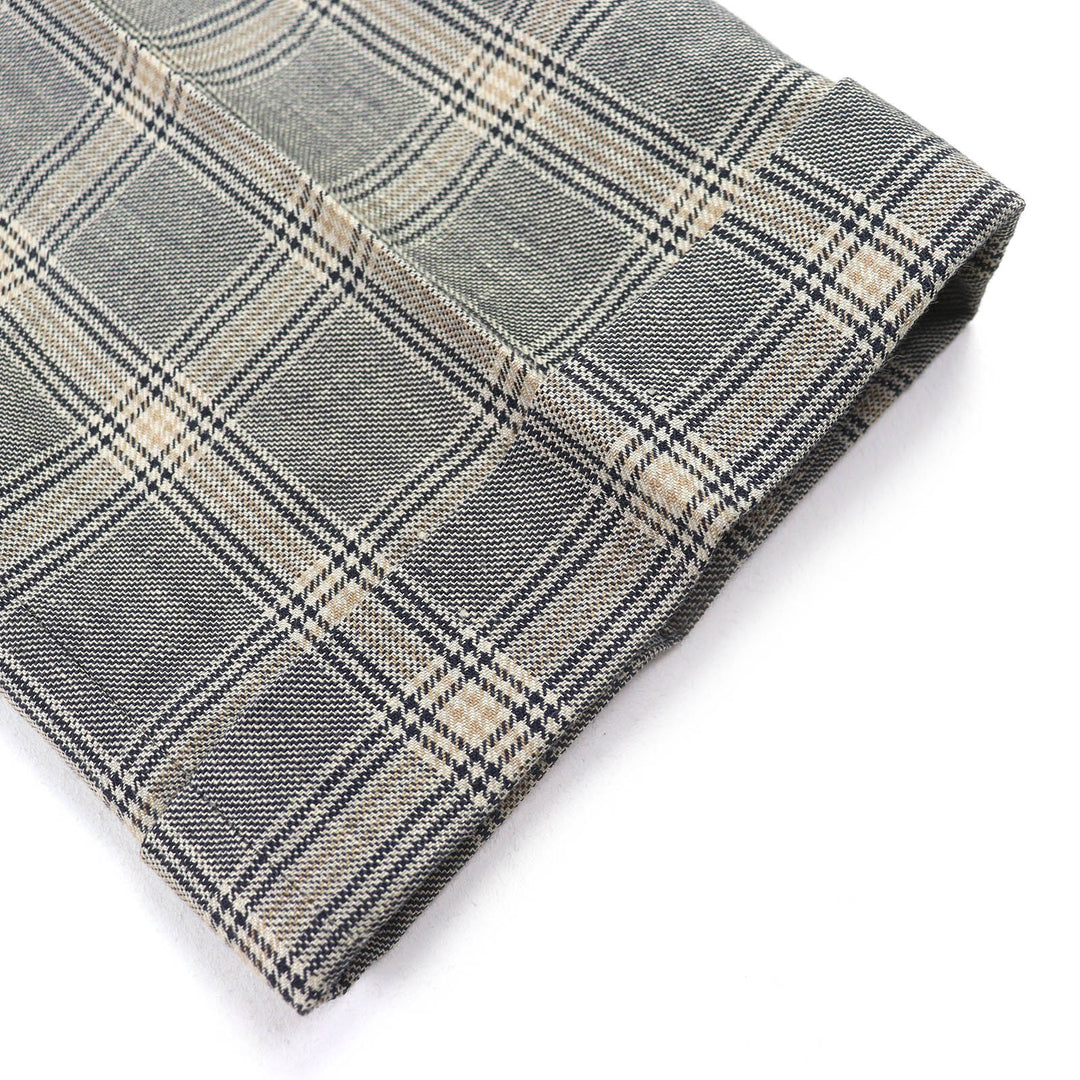 Excellent GUCCI Pants Boutique Glen Check Center Press Slacks mens 44 707294