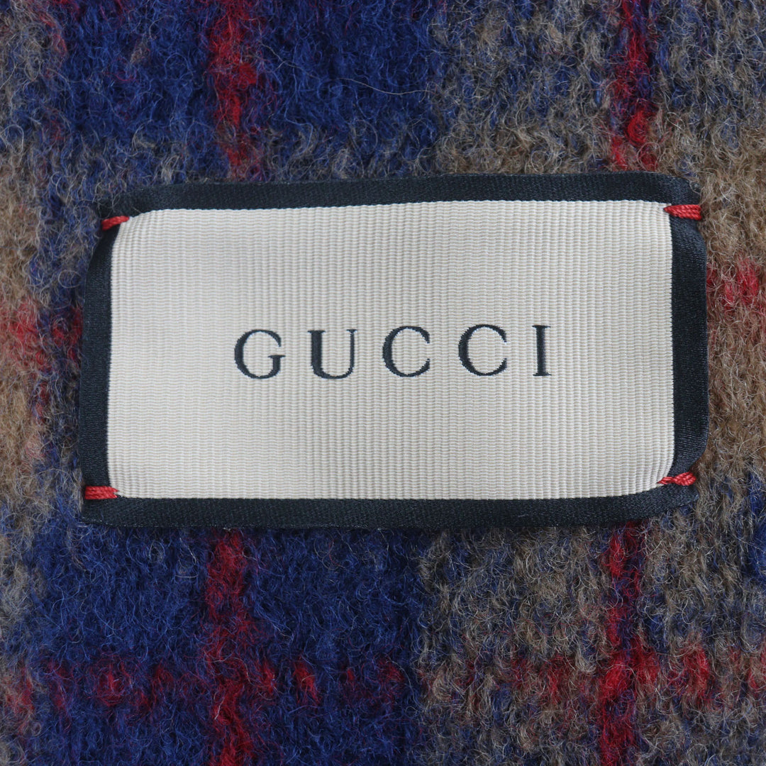 素晴らしい GUCCI テーラードジャケット ブラウン ウール メンズ 50 770761